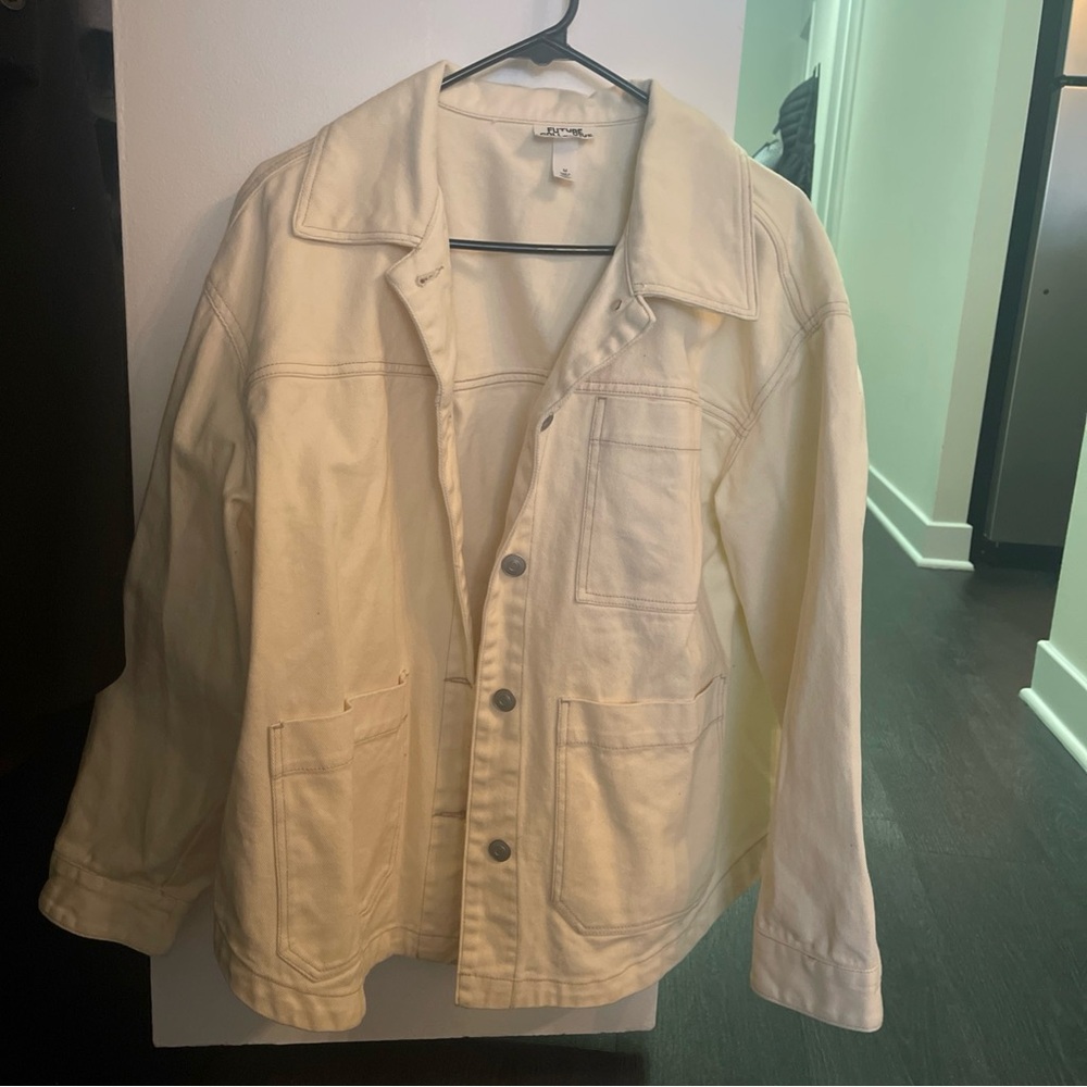 Ivory Jean Jacket - Classic Women's Denim Coat